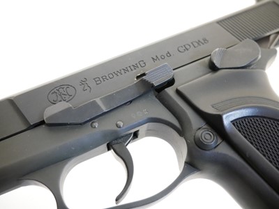 Lot 72 - Browning model GPDA8 8mm blank firing pistol REENACTOR /VCR LICENCE REQUIRED