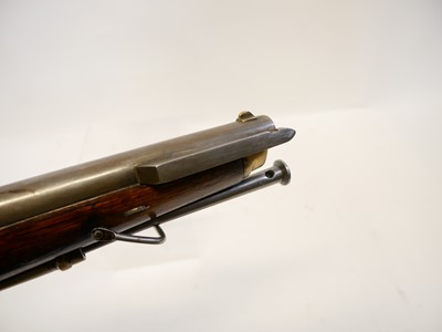 Lot 138 - Flintlock Indian 20th century 'Baker Rifle' reproduction .625 smooth bored shotgun