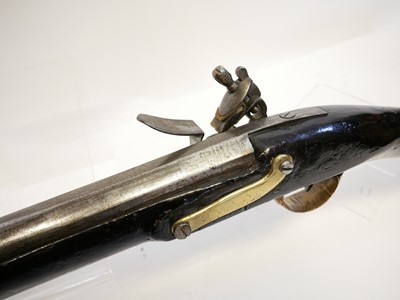 Lot 18 - Flintlock musketoon with possible Tipu Sultan connection.