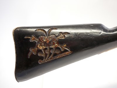 Lot 18 - Flintlock musketoon with possible Tipu Sultan connection.