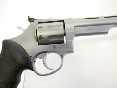 Lot 148 - Taurus .357/ 38 long barrel revolver LICENCE REQUIRED