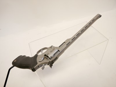 Lot 148 - Taurus .357/ 38 long barrel revolver LICENCE REQUIRED