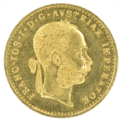 Lot 70 - Austria, 10 Franc (1 Ducat Coin), 1915.