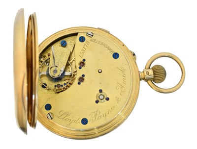 Lot 189 - An 18ct gold open face pocket watch