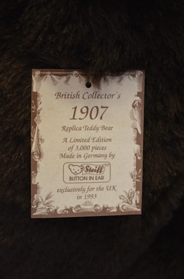 Lot 43 - Steiff 1993 British Collectors limited edition 1907 replica teddy bear