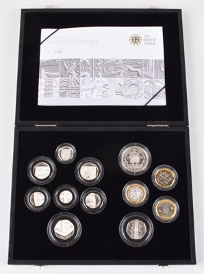 Lot 9 - The Royal Mint 2009 UK Silver Proof Coin Set.