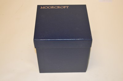 Lot 117 - Moorcroft Passion Fruit pattern squat vase