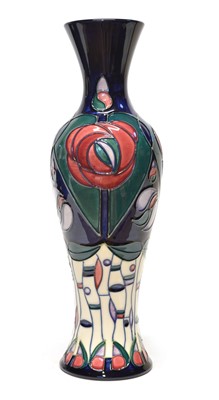 Lot 120 - Moorcroft Mackintosh pattern baluster vase