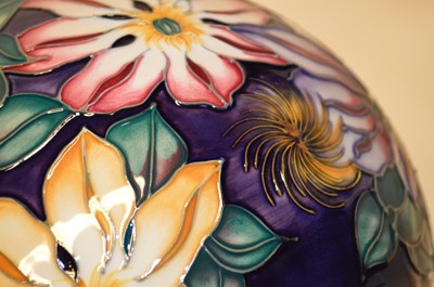 Lot 51 - Moorcroft Limited Edition Royal Tribute pattern ovoid vase