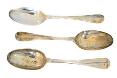 Lot 61 - A George I silver table spoon