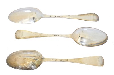 Lot 61 - A George I silver table spoon