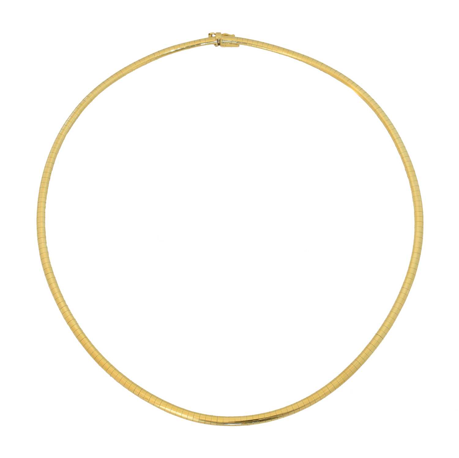 Lot 87 - An 18ct gold necklace