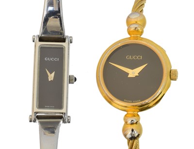 Lot 150 - Two Gucci quartz wristwatches
