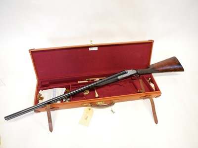 Lot 157 - Stephen Grant 12 bore side by side shotgun 6280 LICENCE REQUIRED