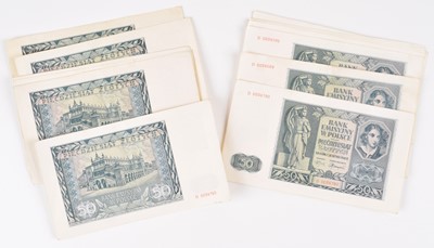 Lot 106 - A selection of Polish, 50 Złotych (German occupation) 1941 banknotes (16).