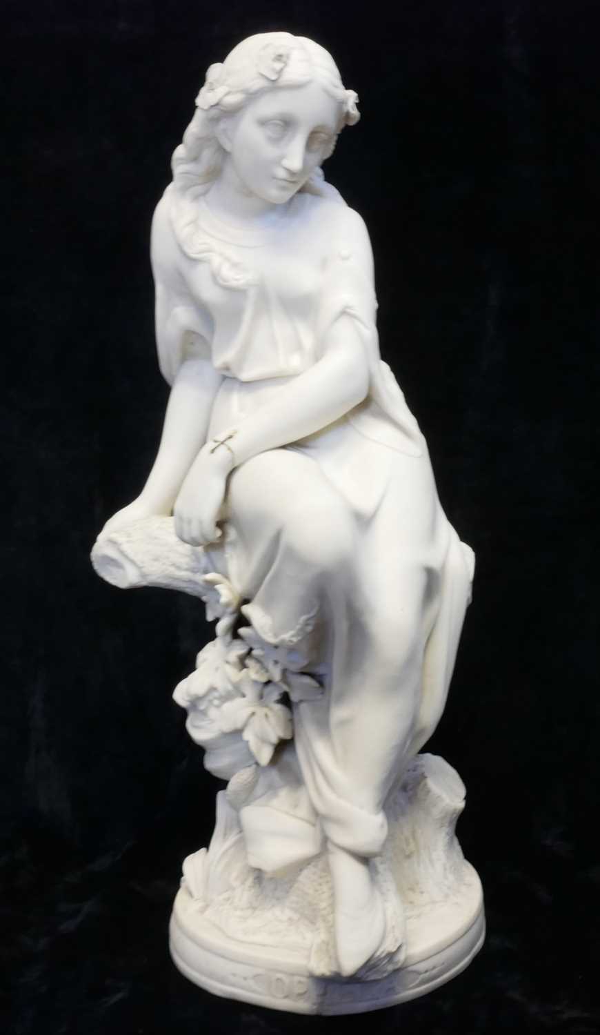 Lot 141 - W.H. Goss parian figure of Ophelia