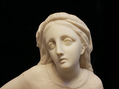 Lot 143 - W.H. Goss Parian figure of The Bride of Abydos