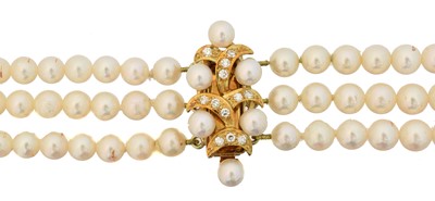 Lot 91 - A cultured pearl necklace