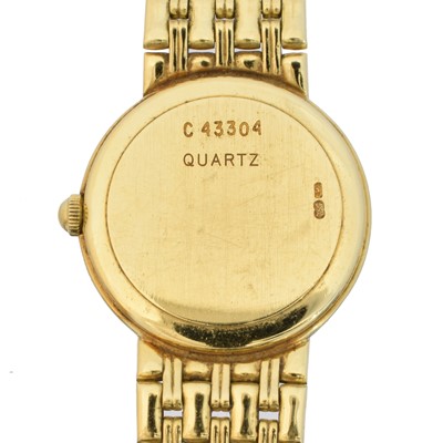 Lot An 18ct gold Audemars Piguet quartz wristwatch