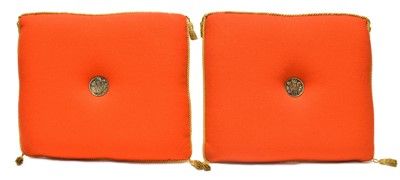 Lot 200 - Two cushions produced for the Investiture of The Prince of Wales, 1969