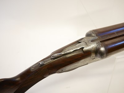 Lot 144 - Baxter 10 bore side by side shotgun LICENCE REQUIRED