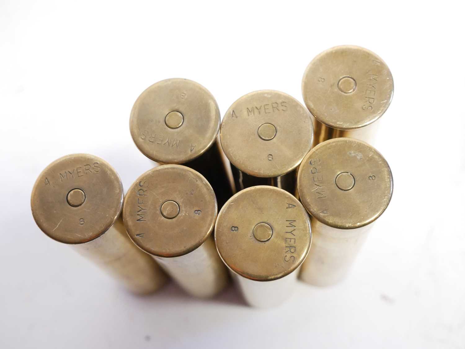 8 Bore brass cartridges LICENCE REQUIRED