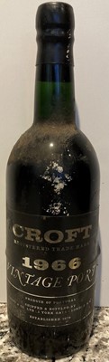 Lot 40 - 1 Bottle Croft Vintage Port 1966