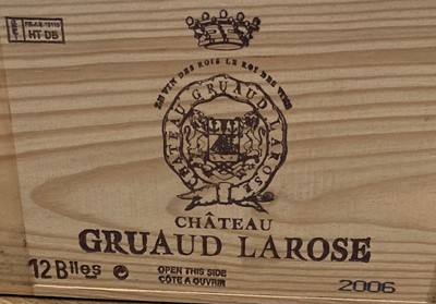 Lot 8 - 12 Bottles Chateau Gruaud Larose Grand Cru Classe St Julien 2006