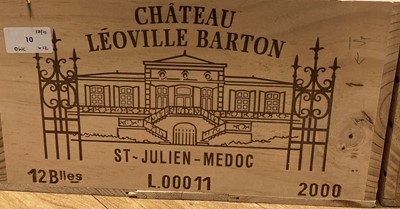 Lot 10 - 12 Bottles Chateau Leoville Barton Grand Cru Classe St Julien 2000