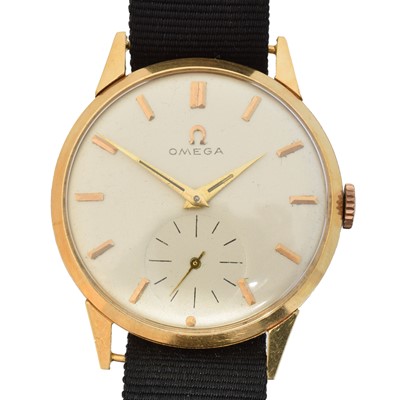 Lot 173 - An 18ct gold Omega wristwatch