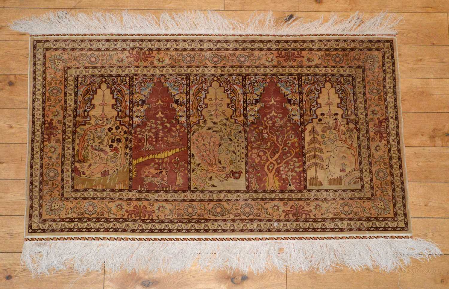 Lot 278 - Persian Children's prayer rug