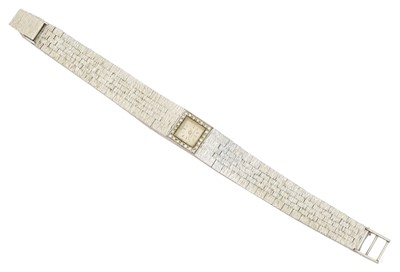 Lot 51 - An 18ct gold diamond Bueche Girod wristwatch