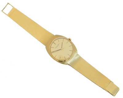 Lot 55 - An 18ct gold IWC manual wind wristwatch