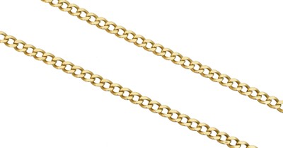 Lot 24 - A 14ct gold chain necklace