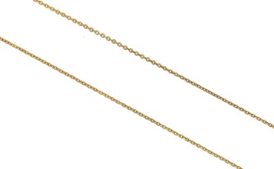 Lot 23 - A 9ct gold chain necklace