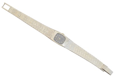 Lot 54 - An 18ct white gold IWC Ellipse manual wind wristwatch