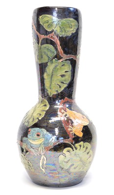 Lot 43 - Lise Moorcroft Large Tree Froggies Vase