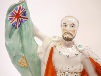 Lot 150 - Staffordshire flat back figure of C.S. Parnell
