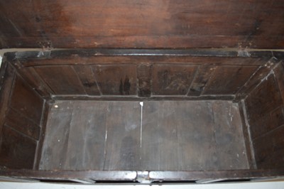 Lot 244 - 17th-century oak coffer