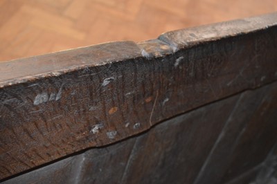 Lot 244 - 17th-century oak coffer