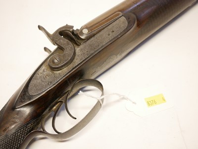 Lot 41 - Abbey percussion 15 bore side by side shotgun