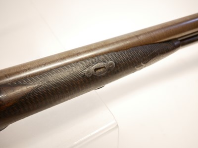 Lot 41 - Abbey percussion 15 bore side by side shotgun
