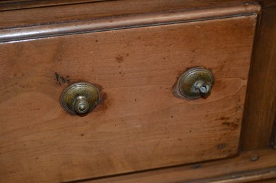 Lot 241 - Late 19th Century continental cherry wood dresser