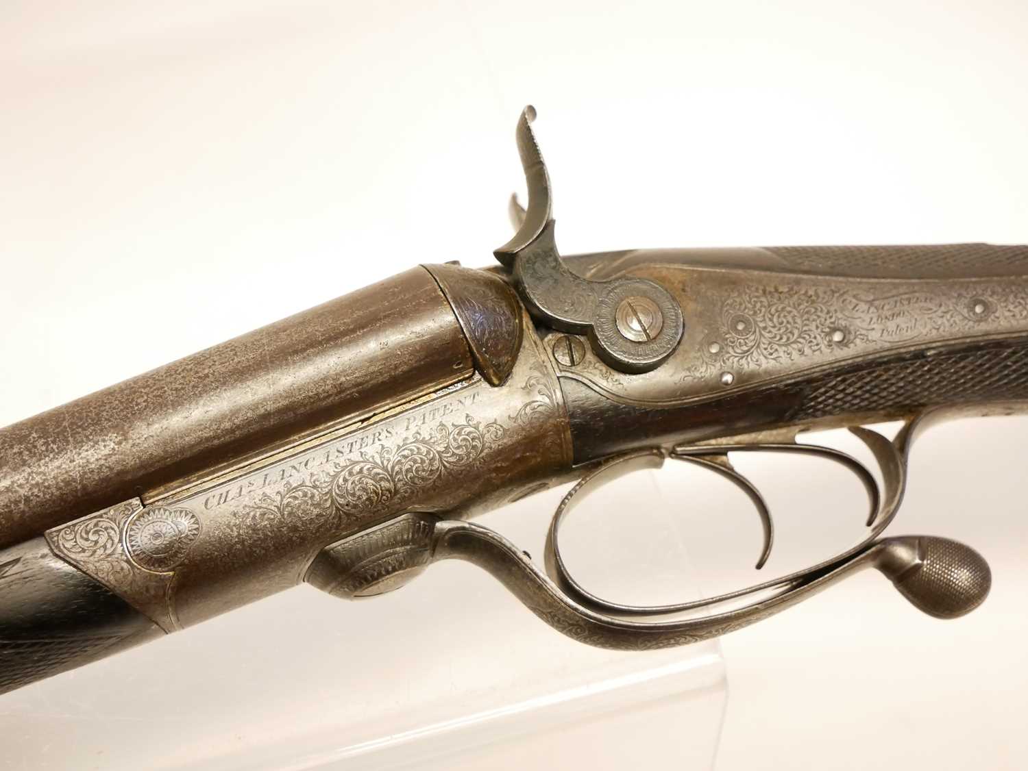 Lot 36 Charles Lancaster 14 bore hammer gun