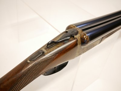 Lot 159 - Webley and Scott 12 bore side by side shotgun LICENCE REQUIRED
