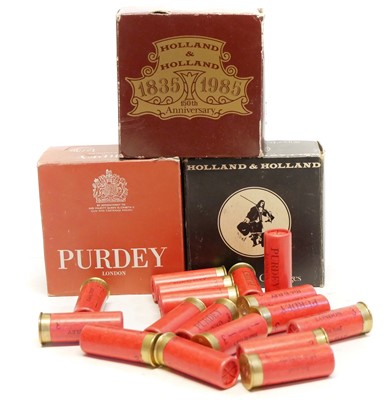 Lot 238 - Purdey and Holland and Holland 12 bore shotgun cartridges LICENCE REQUIRED