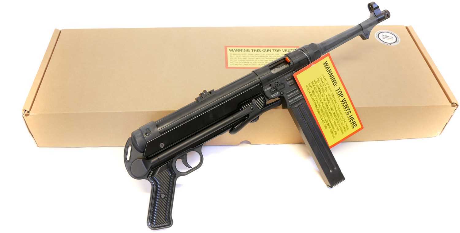 Lot 71 - GSG MP40 9mm Blank Fire semi-auto rifle REENACTOR /VCR LICENCE REQUIRED