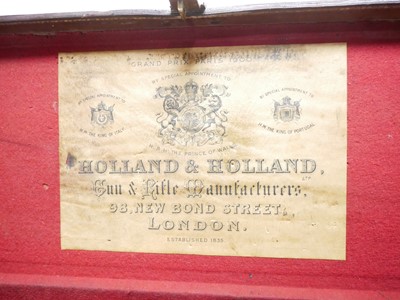 Lot 153 - Cased Holland and Holland 12 bore side by side shotgun LICENCE REQUIRED