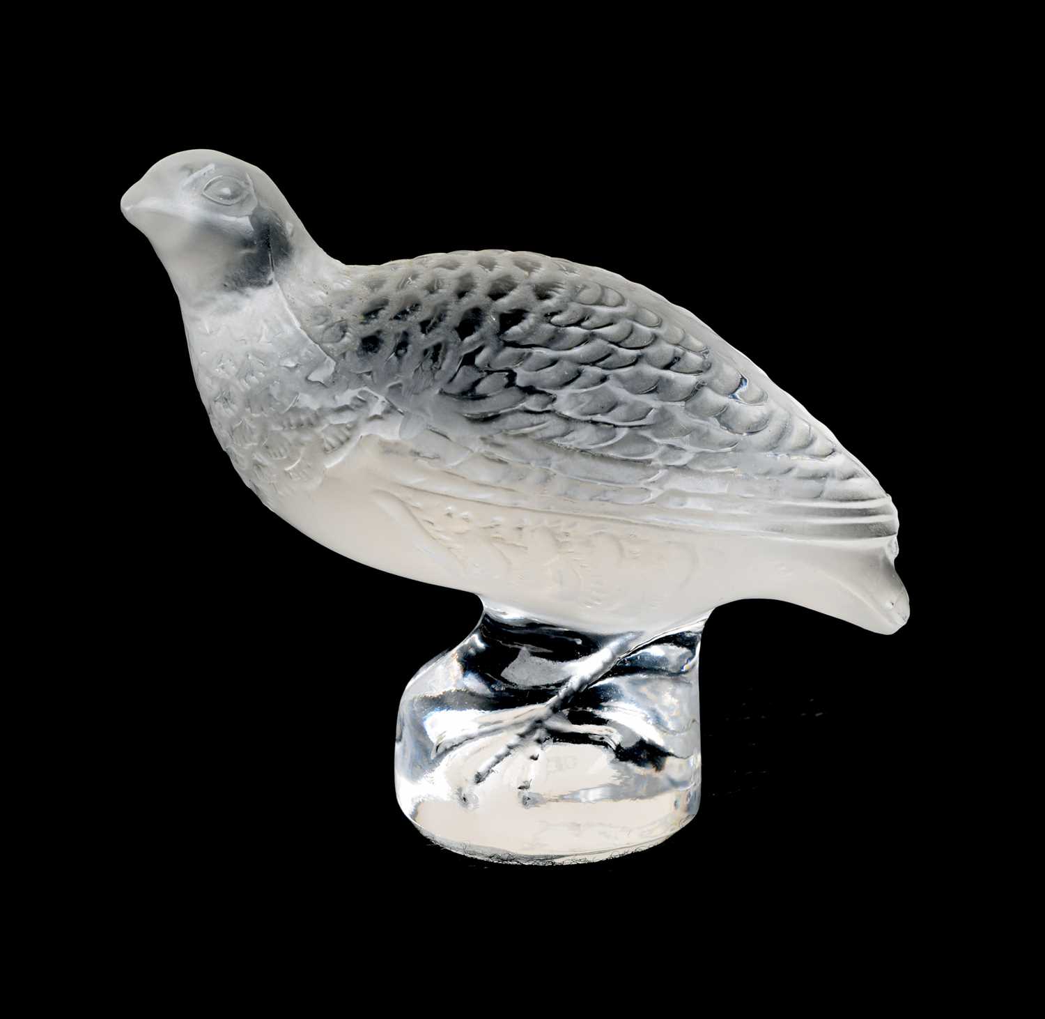 Lot 27 - Lalique frosted glass grouse