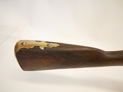 Lot 222 - Stock and action of a flintlock musket